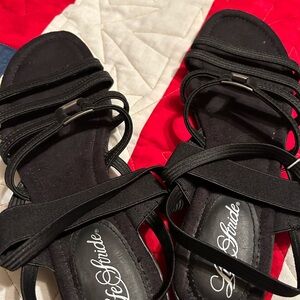 Life stride women’s black size 9 sandal new